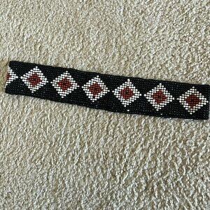 Beaded waist belt